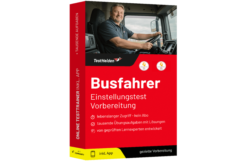 Produktbox des Busfahrer Testtrainer