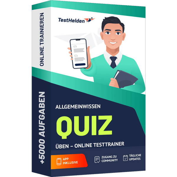 Produktbox Allgemeinwissen Quiz Testtrainer