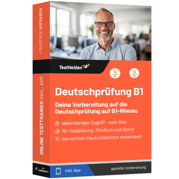 Produktbox Deutschkurs B1 Prüfungstraining