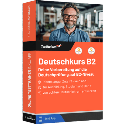 Produktbox Deutschkurs B2 Prüfungstraining