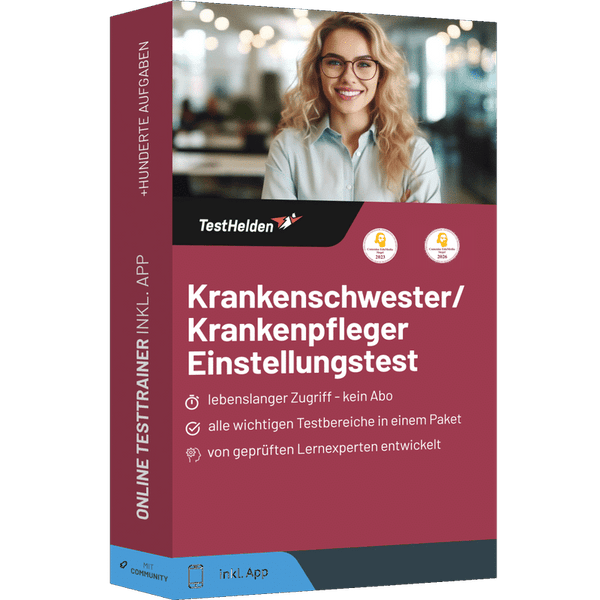 Produktbox Krankenschwester/-pfleger Testtrainer