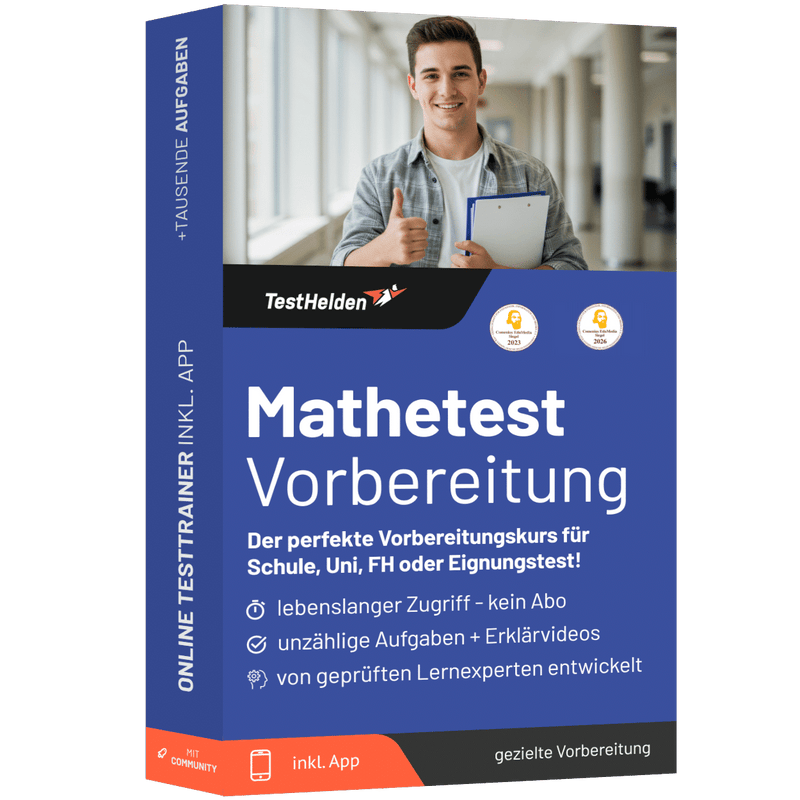 Produktbox des Mathetest Testtrainer