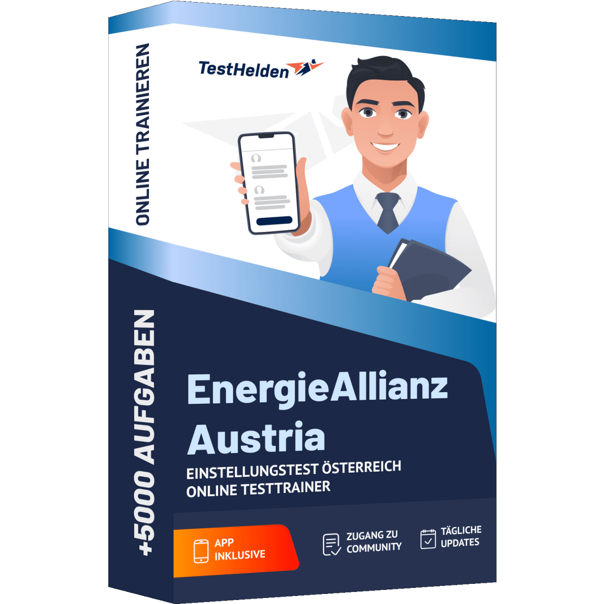Produktbox Vorbereitung auf den EnergieAllianz Austria Einstellungstest Österreich 2026 – Online Testtrainer