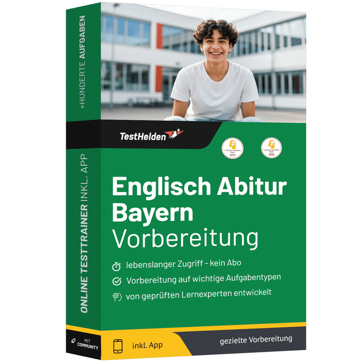 Produktbox Englisch Abitur Bayern Vorbereitung 2026 üben – Online Testtrainer