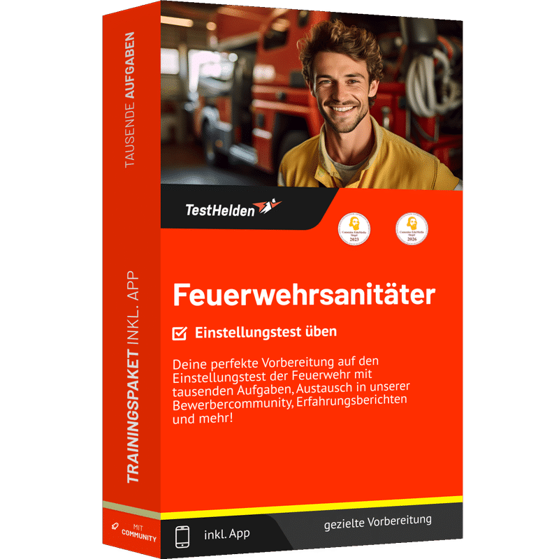 Buchcover feuerwehrsanitaeter-einstellungstest