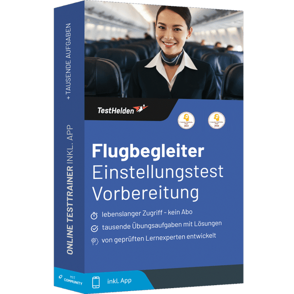 Produktbox Flugbegleiter Testtrainer