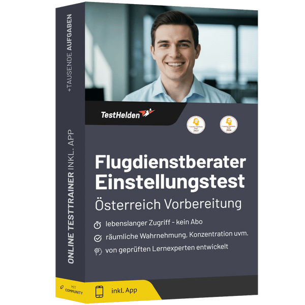 Produktbox Flugdienstberater Österreich Testtrainer