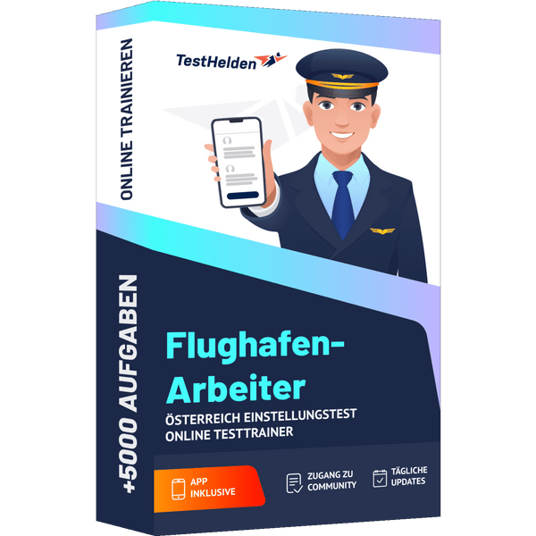 Produktbox Flughafenarbeiter Österreich Testtrainer