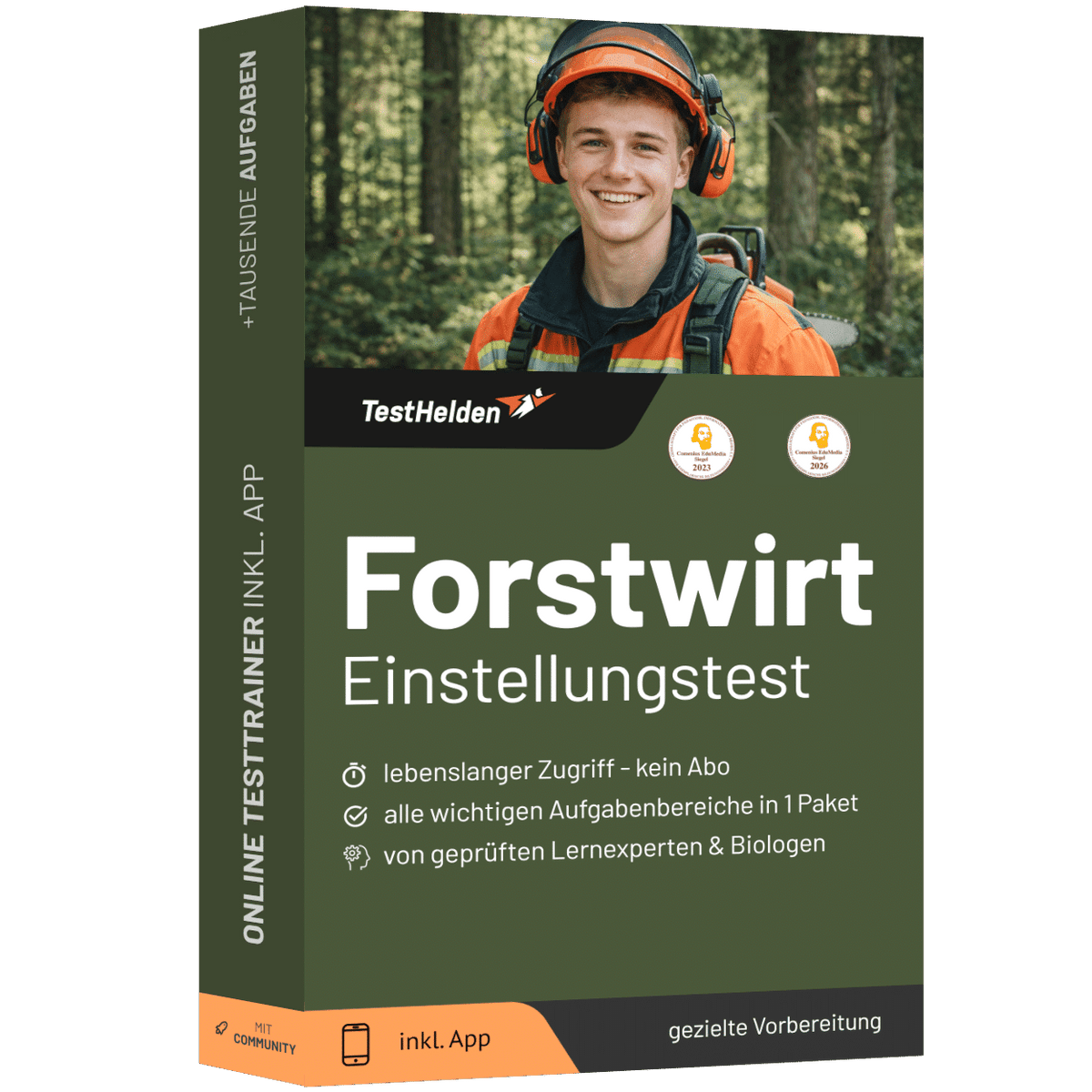 Produktbox Einstellungstest Forstwirt 2026 üben – Online Testtrainer