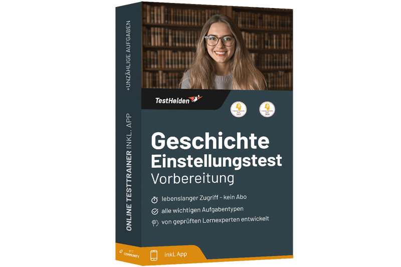 Produktbox des Geschichte Testtrainer
