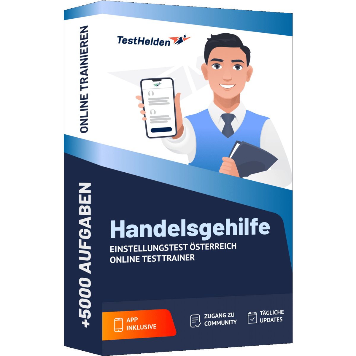 Buchcover handelsgehilfe-einstellungstest-oesterreich