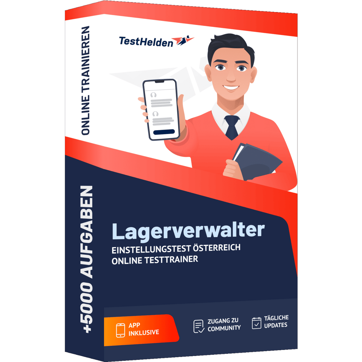 Produktbox Lagerverwalter Einstellungstest Österreich Vorbereitung 2026 üben – Online Testtrainer
