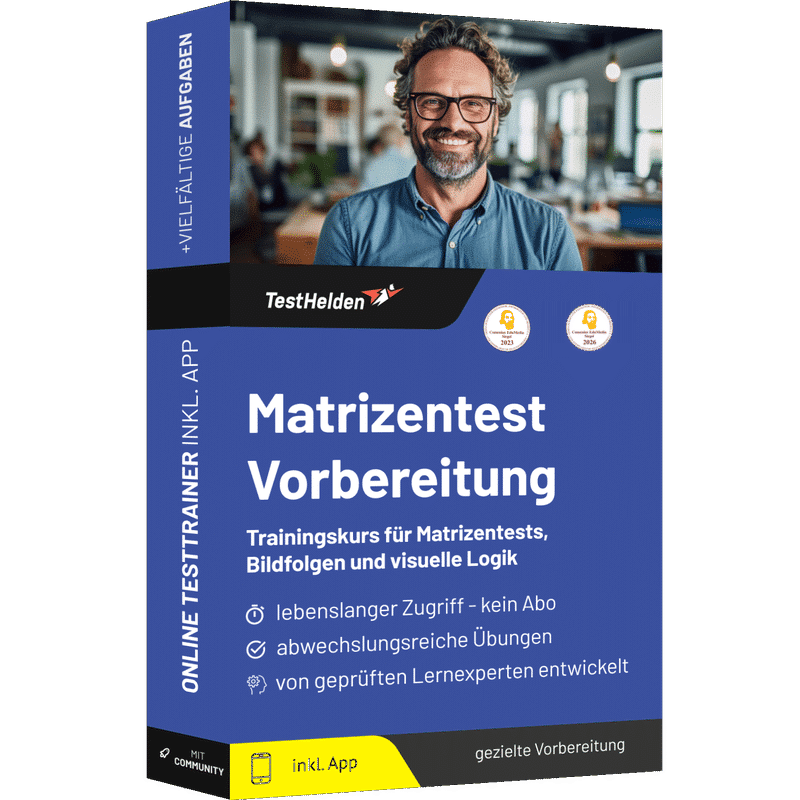 Produktbox Matrizentest 2026 & Logik üben – Online Testtrainer