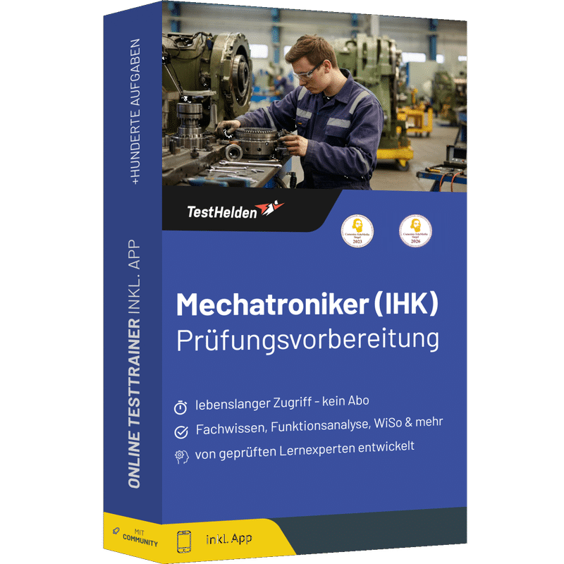Produktbox des Mechatroniker IHK-Prüfungstrainer