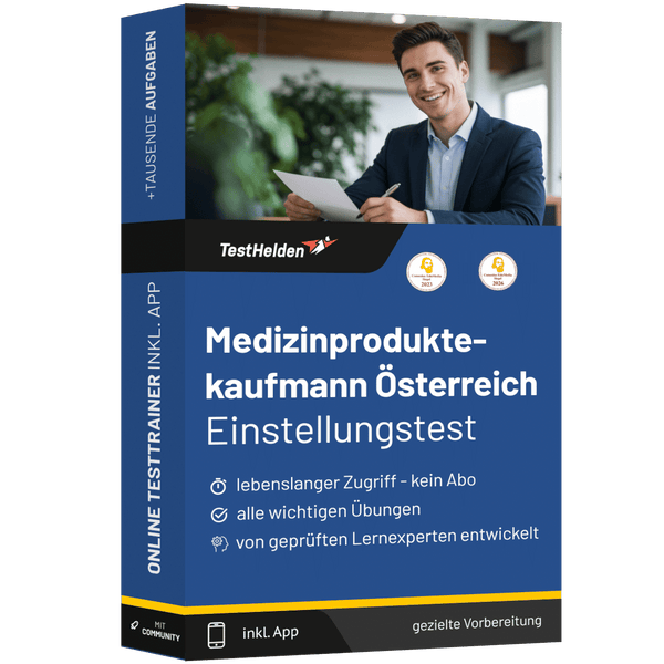 Produktbox Medizinproduktekaufmann Testtrainer