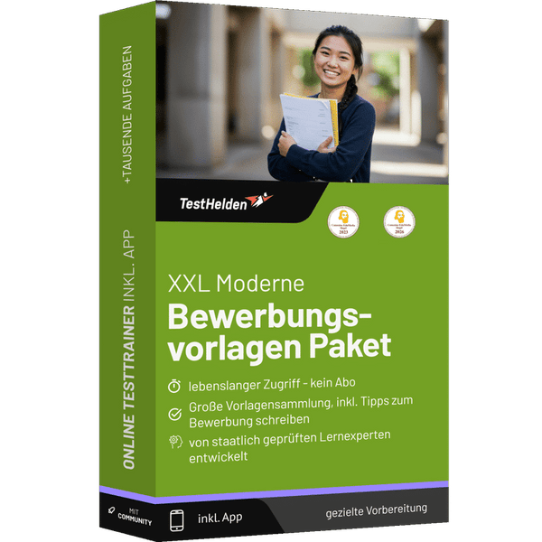 Produktbox Moderne Bewerbungsvorlagen