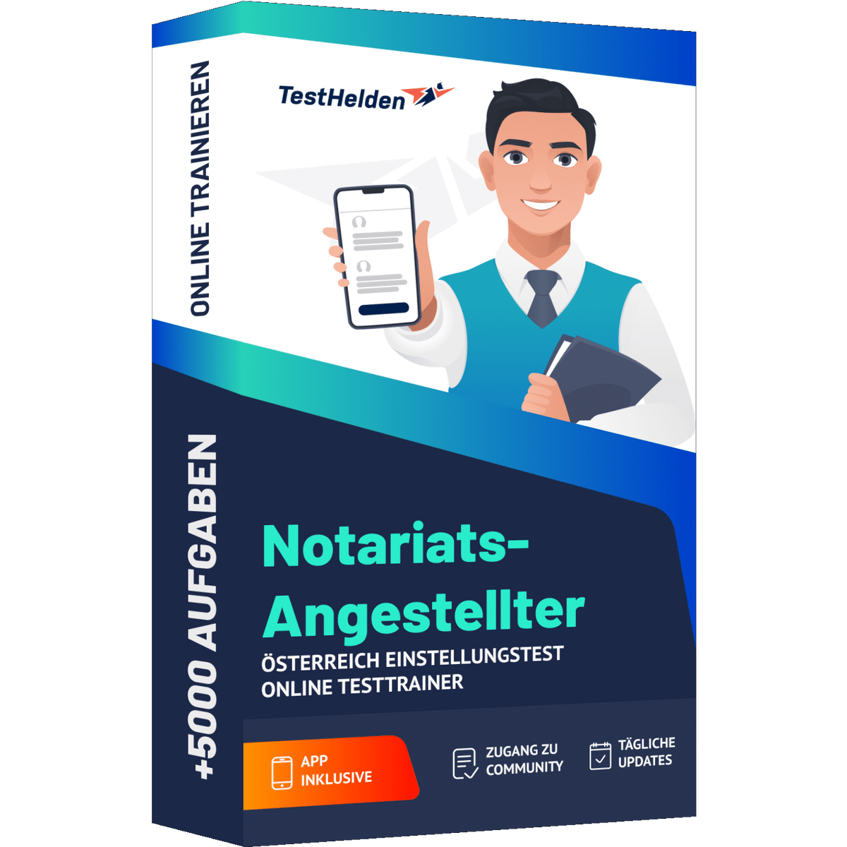 Buchcover notariatsangestellter-oesterreich-einstellungstest