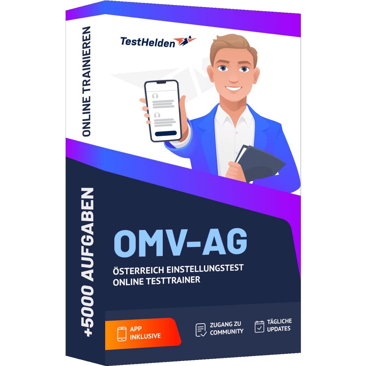 Produktbox Vorbereitung auf den OMV-AG Österreich Einstellungstest 2026 – Online Testtrainer