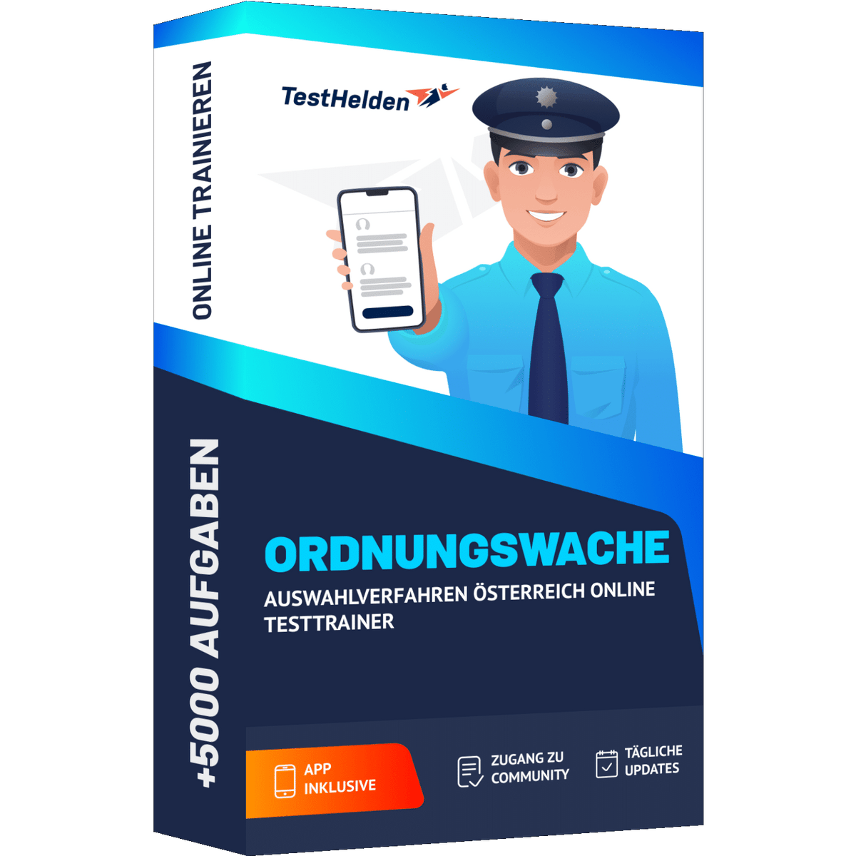 Produktbox Ordnungswache Auswahlverfahren Österreich 2026 üben – Online Testtrainer