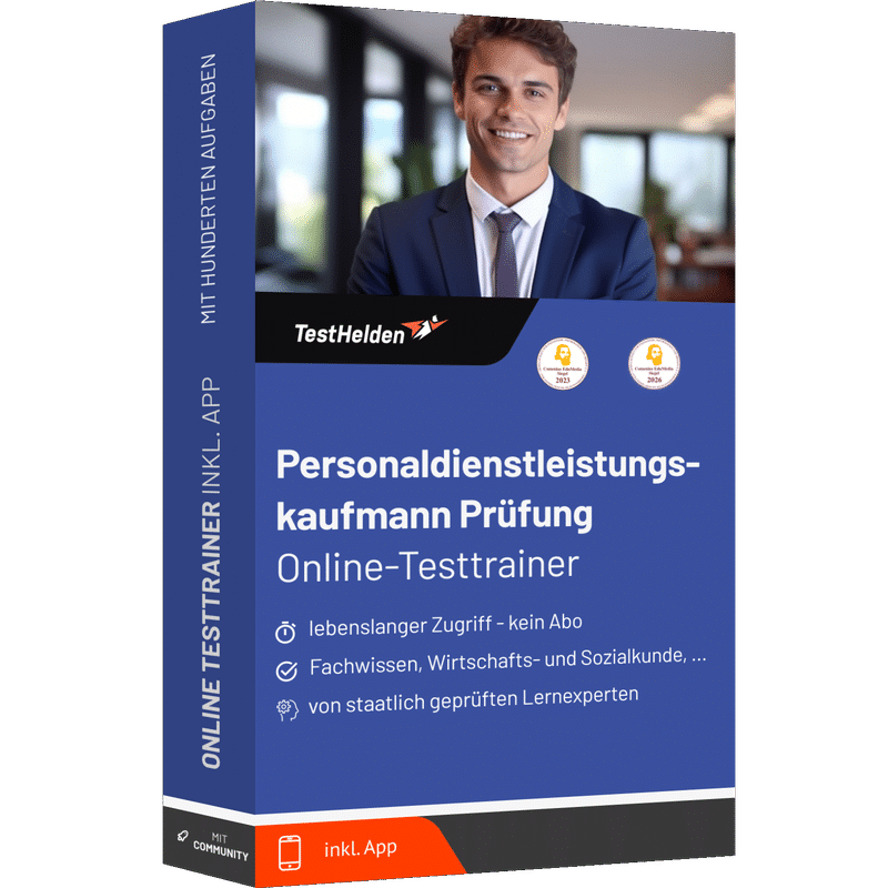 Produktbox Personaldienstleistungskaufmann Prüfung: Vorbereitung auf die IHK Prüfung
