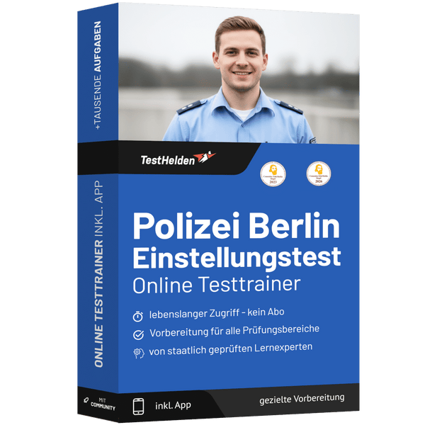 Produktbox Polizei Berlin Testtrainer