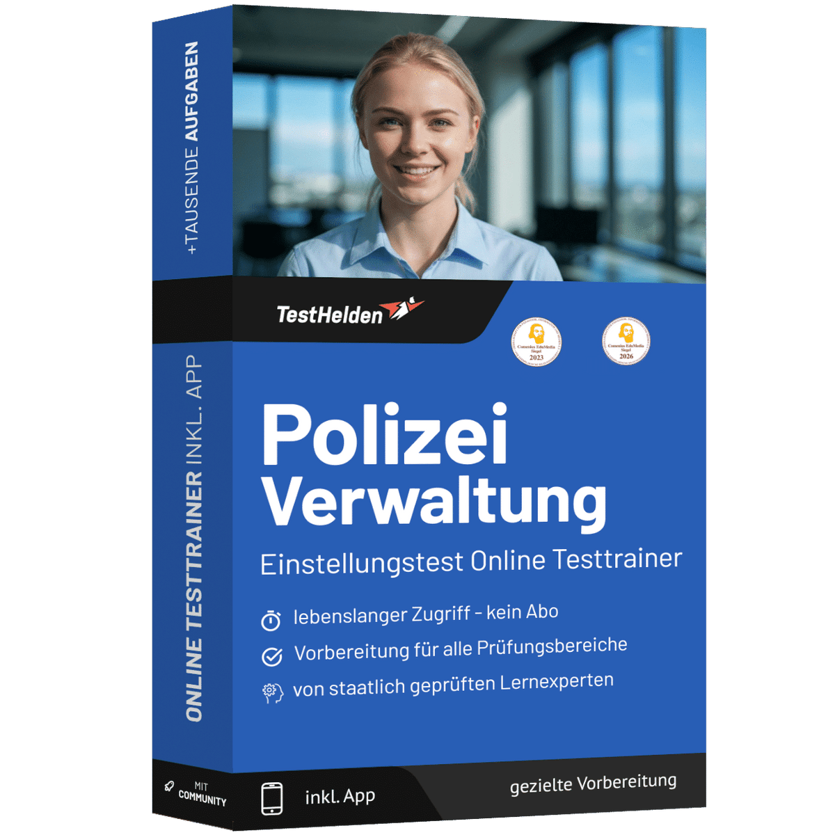 Buchcover polizei-einstellungstest-verwaltung