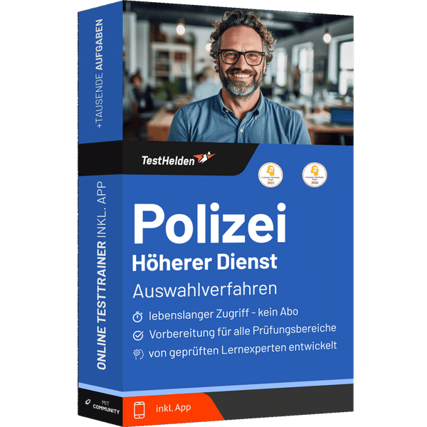 Produktbox Polizei Höherer Dienst Testtrainer