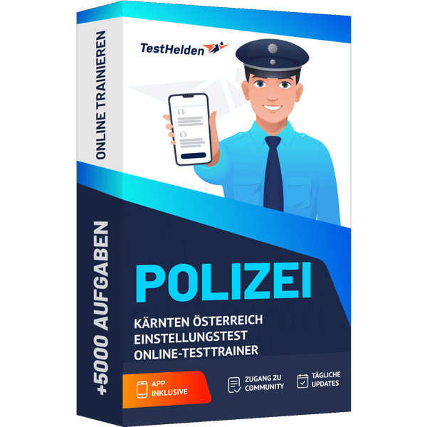 Produktbox Polizei Kärnten Testtrainer