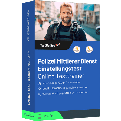 Produktbox Polizei Mittlerer Dienst Testtrainer