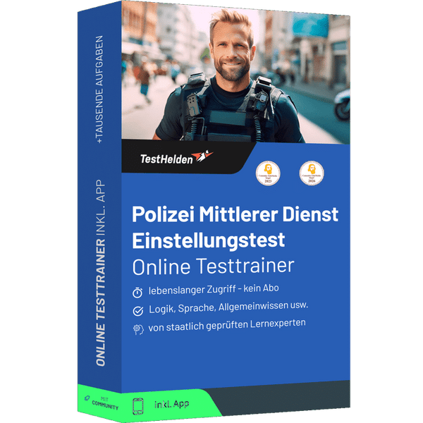 Produktbox Polizei Mittlerer Dienst Testtrainer