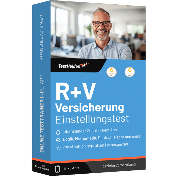 Produktbox R+V Versicherung Testtrainer