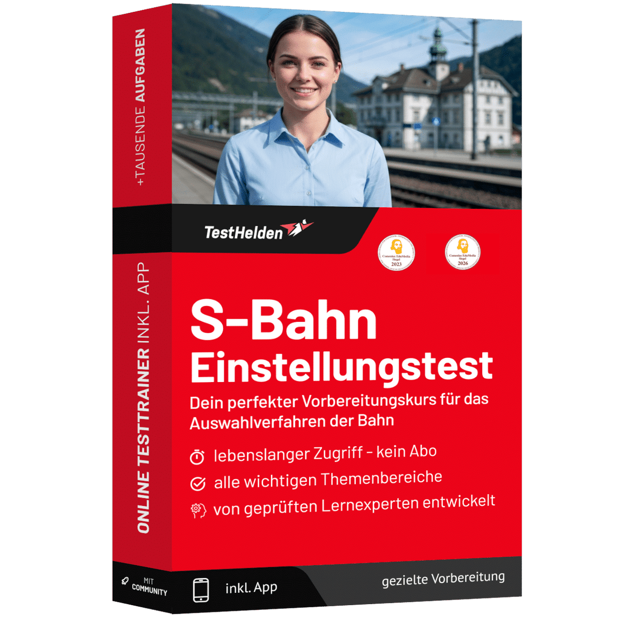 Produktbox S-Bahn Einstellungstest 2026 üben – Online Testtrainer