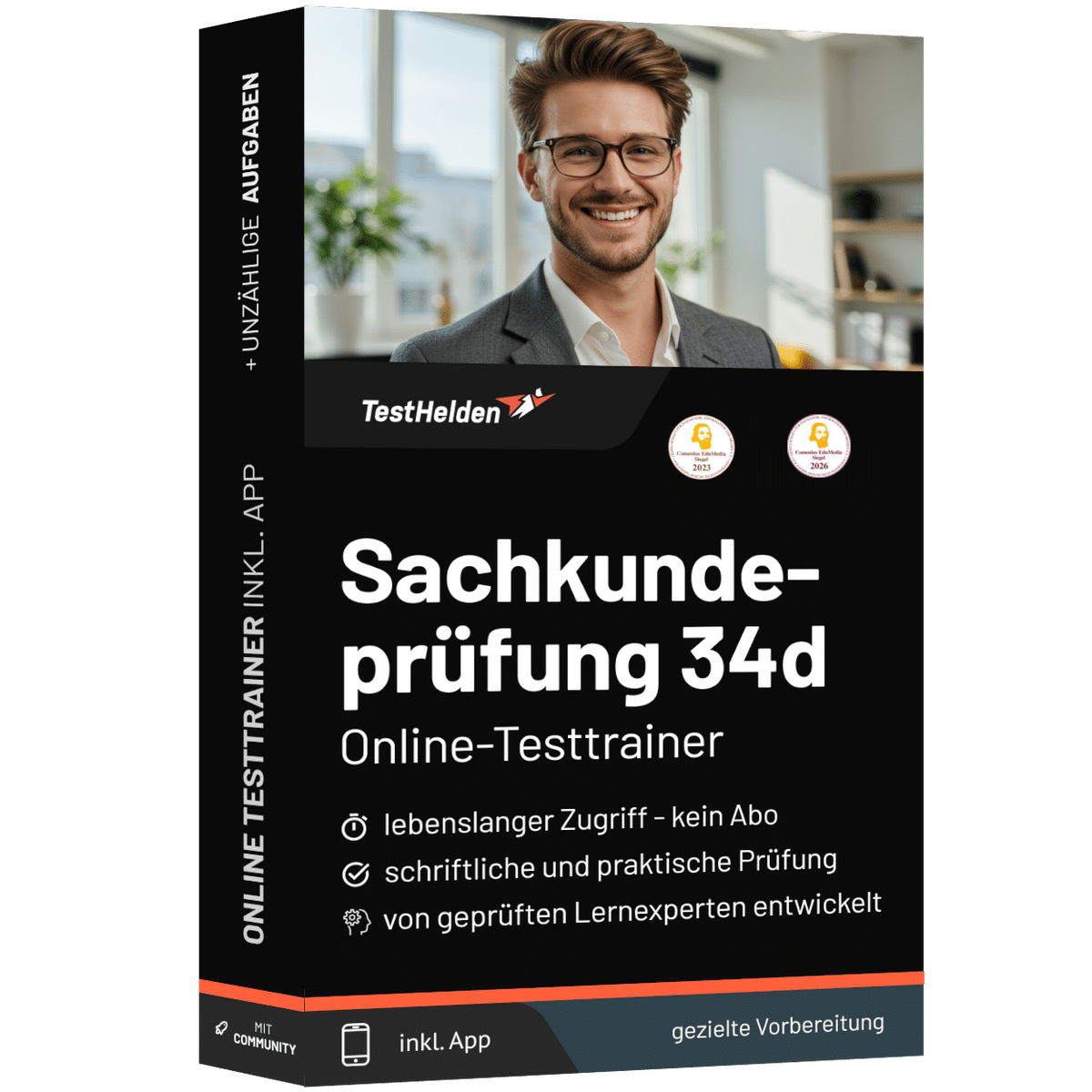 Sachkundeprüfung 34d – Online-Kurs Versicherungsfachmann IHK (Trainingspaket inkl. App)