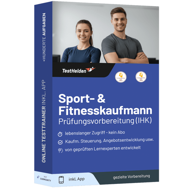 Produktbox Sport und Fitnesskaufmann IHK-Prüfung