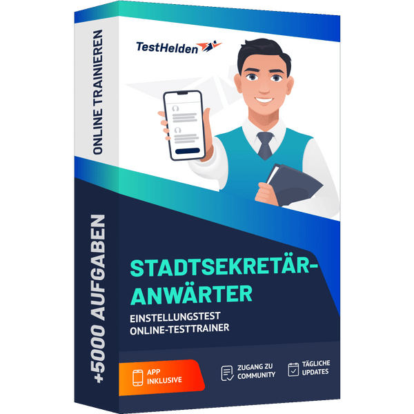 Produktbox Stadtsekretäranwärter Testtrainer