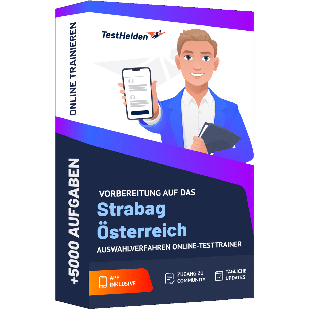 Produktbox Vorbereitung auf den STRABAG Österreich Einstellungstest 2026 – Online Testtrainer