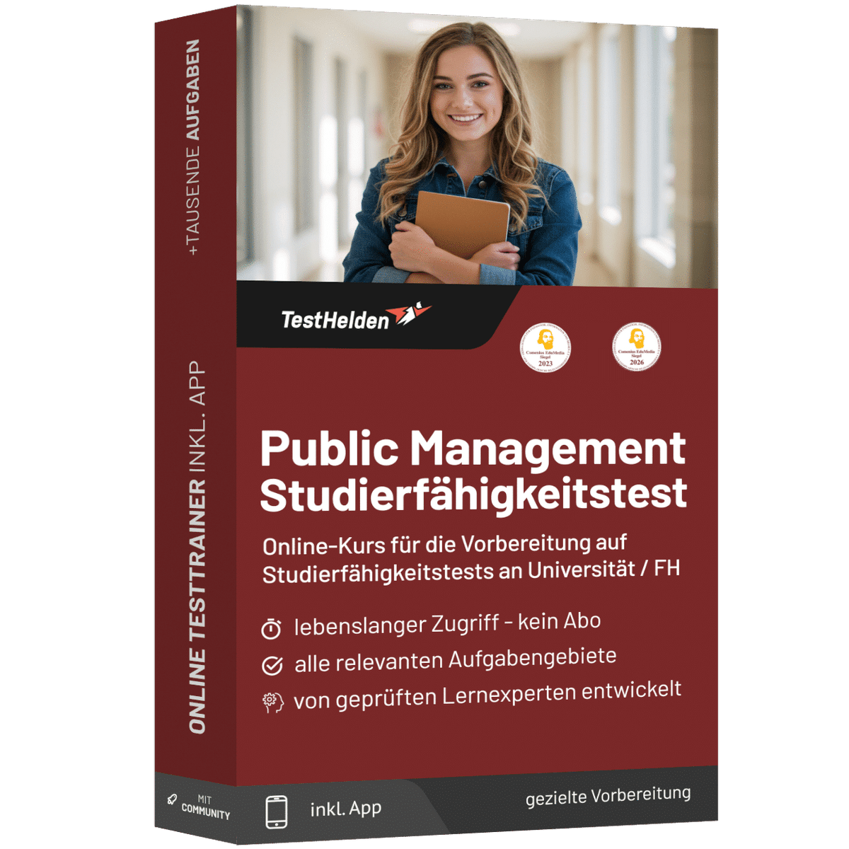 Produktbox Studierfähigkeitstest Public Management 2026 üben – Online Testtrainer