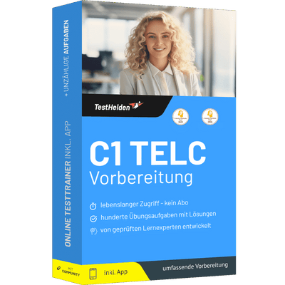 Produktbox TELC C1 Hochschule Prüfungstraining