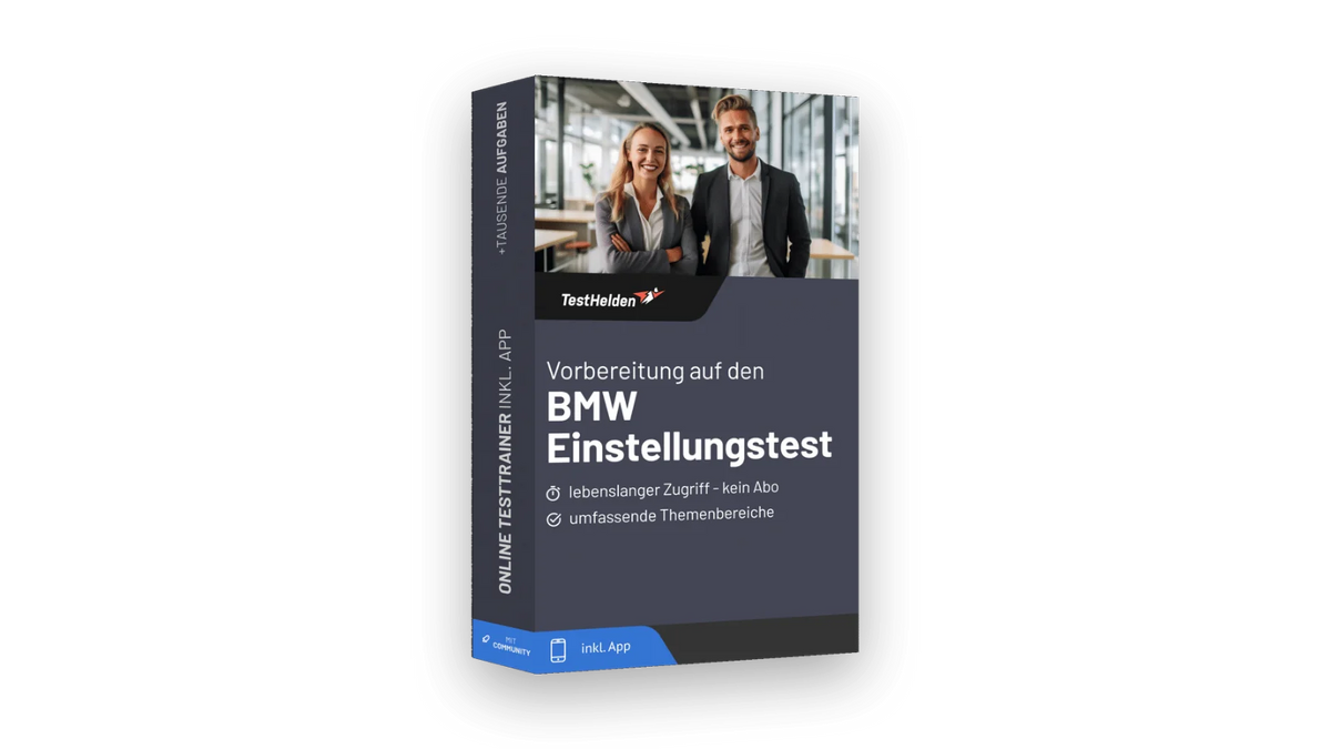Produktboxen der Testtrainer für BMW