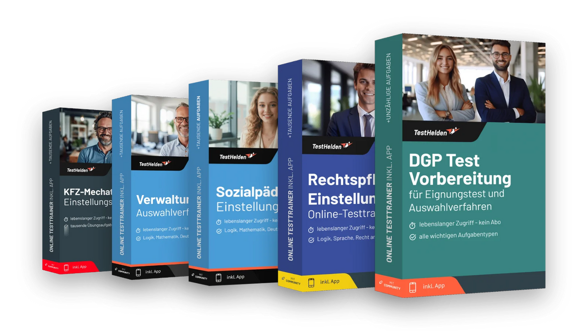 Produktboxen der Testtrainer für Sonstige