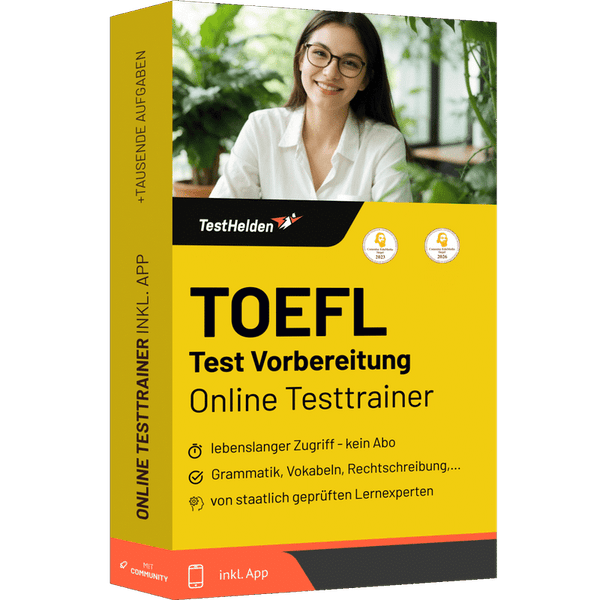 Produktbox TOEFL B2 Testtrainer