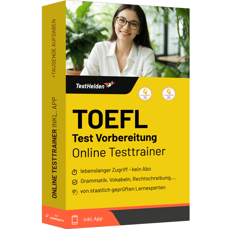 Produktbox des TOEFL C1 Testtrainer