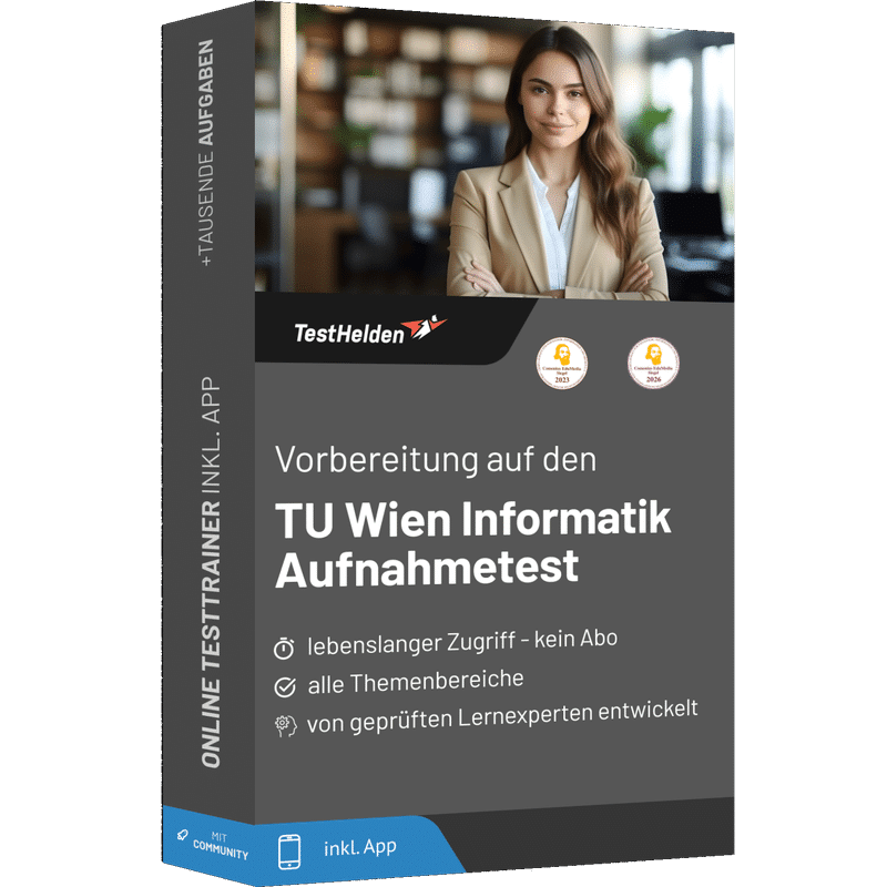Produktbox des TU Wien Informatik Testtrainer