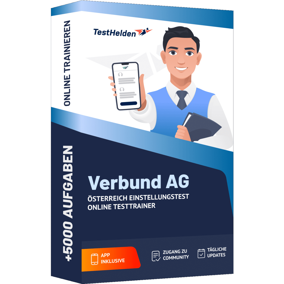 Produktbox Vorbereitung auf den Verbund AG Österreich Einstellungstest 2026 – Online Testtrainer