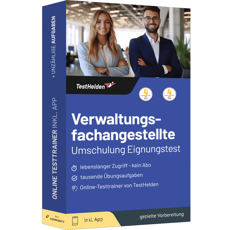 Buchcover verwaltungsfachangestellte-umschulung-eignungstest