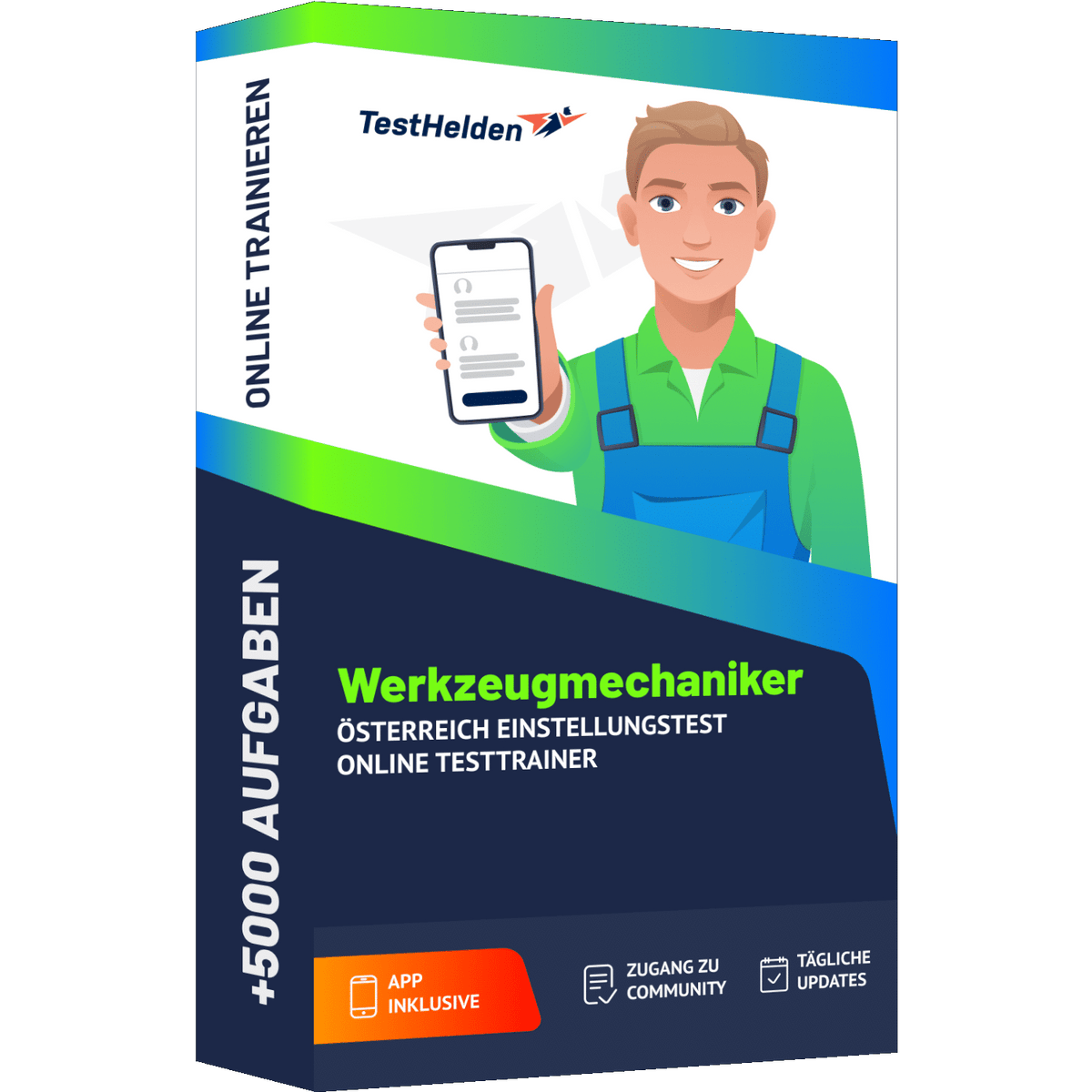 Produktbox Werkzeugmechaniker Österreich Einstellungstest 2026 üben – Online Testtrainer