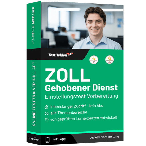 Produktbox Zoll Gehobener Dienst Testtrainer