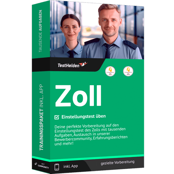 Produktbox Zoll mündliches Testtrainer