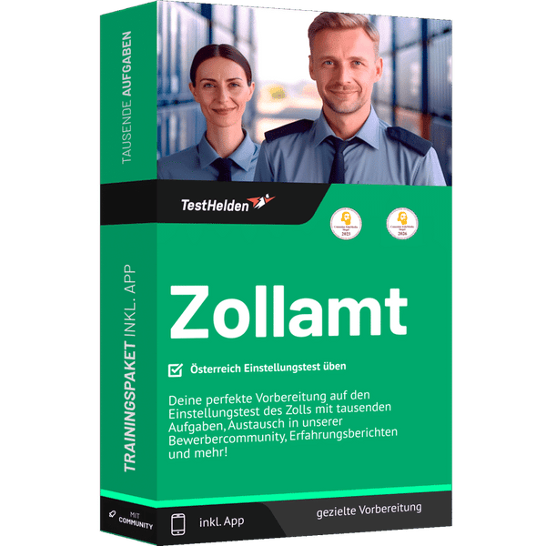 Produktbox Zollamt Österreich Testtrainer