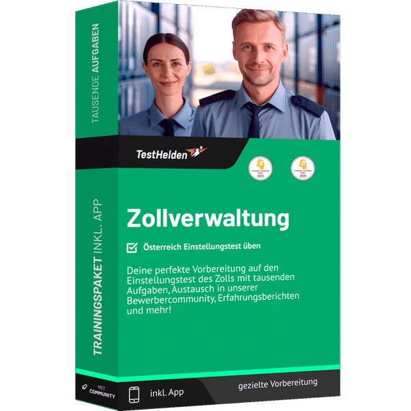 Produktbox Zollverwaltung Österreich Testtrainer